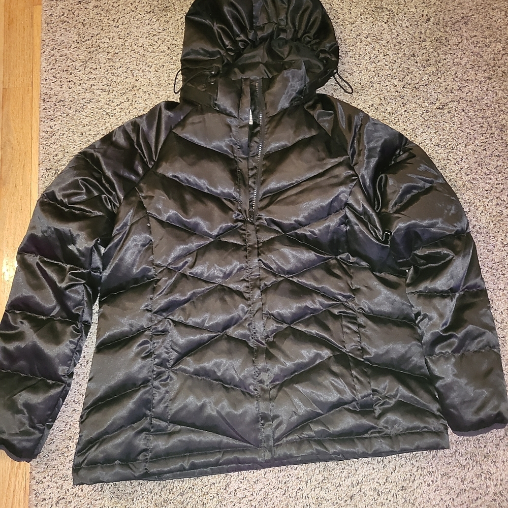 Faded Glory boys large black puffer jacket
